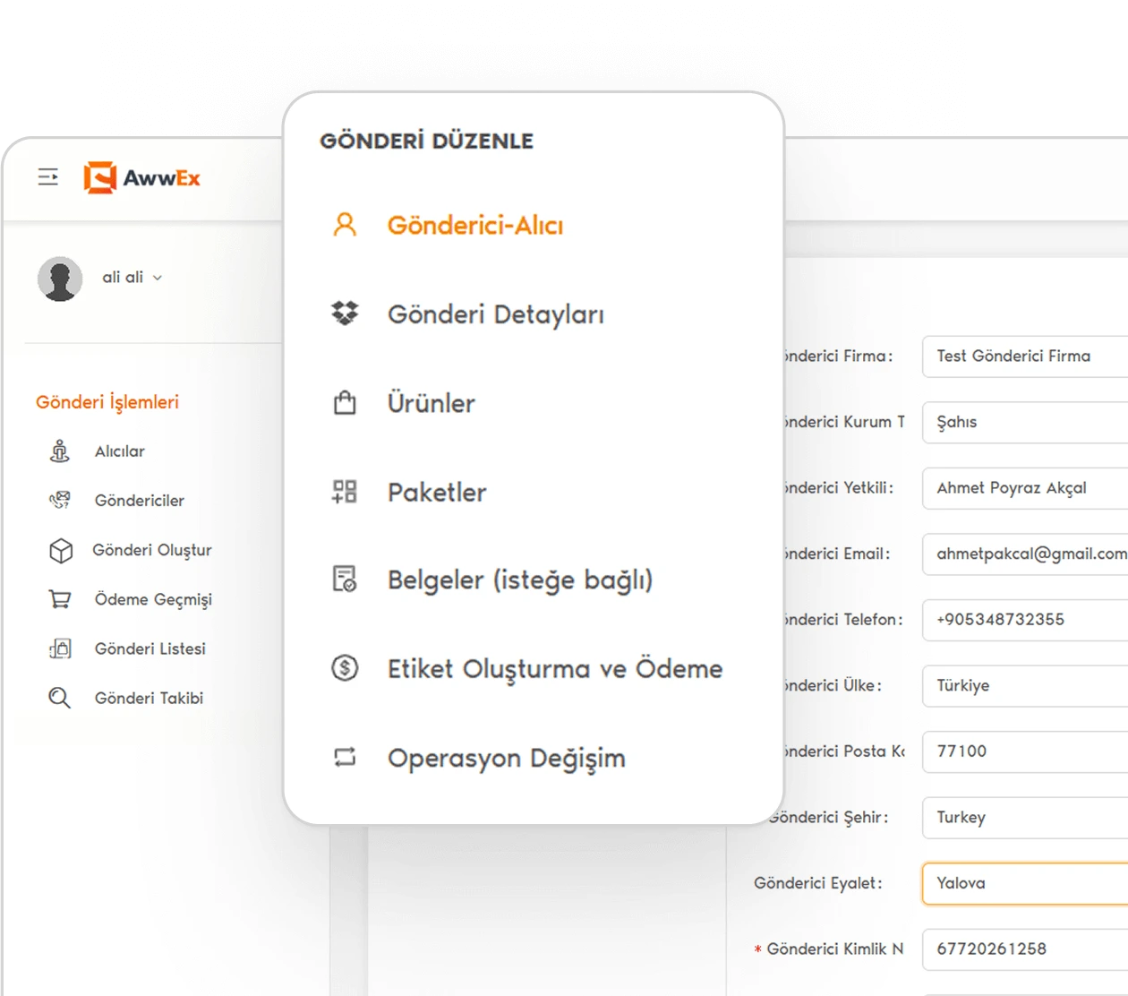 Awwex - Uluslararası Kargo Paneli