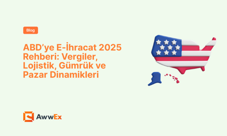 ABD&rsquo;ye E-İhracat 2025 Rehberi: Vergiler, Lojistik, G&uuml;mr&uuml;k ve Pazar Dinamikleri